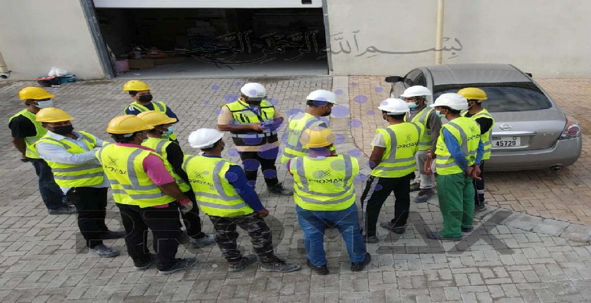 Nabc - metal roof waterproofing project by Promax in Dubai, UAE